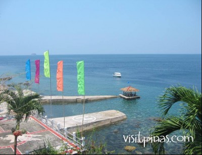 The sea from Eagle Point, Anilao (Batangas)