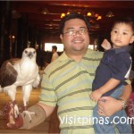 With Eagle at Ark Avilon Zoo