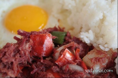 Corned beef breakfast at Flapjacks