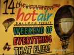 Ticket for the 14th Philippine International Hot Air Balloon Fiesta, Clarkfield