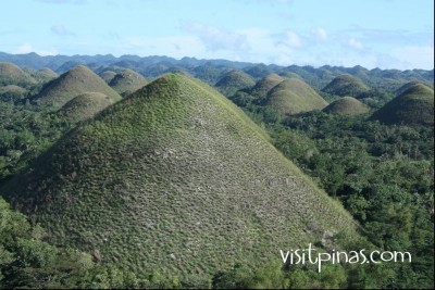Chocolate hills in Bohol