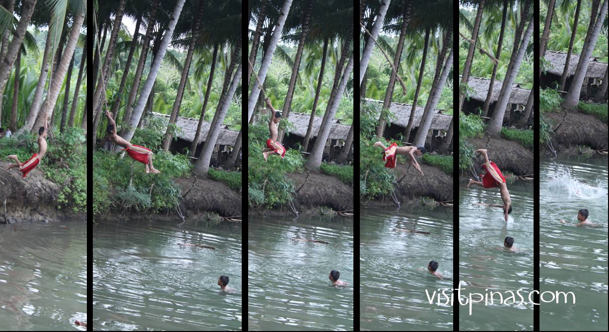 Diving at the Loboc River, Bohol
