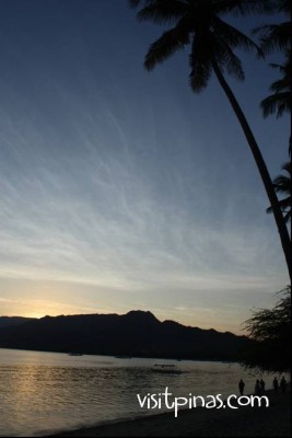 Sunset at Laiya Coco Grove Batangas
