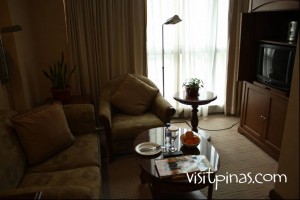 Living room at Discovery Suites, Ortigas Center, Pasig Living room at Discovery Suites, Ortigas Center, Pasig
