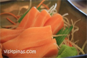 Sashimi (Salmon) at Kamameshi House
