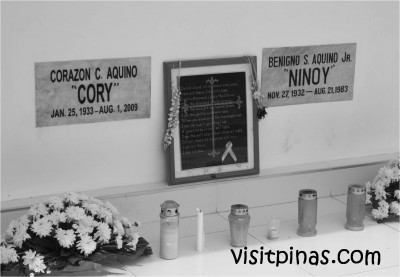 Cory and Ninoy Aquino, side by side even in death