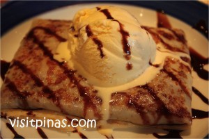 La Pinay crepe at Cafe Breton