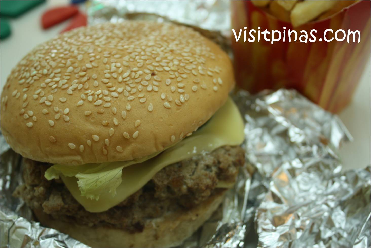 Double Double Burger at Tropical Hut Hamburger