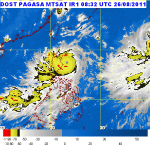 Typhoon Mina 26 August 2011 5pm