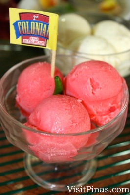 Chili Ice Cream at 1st Colonial Grill in Albay