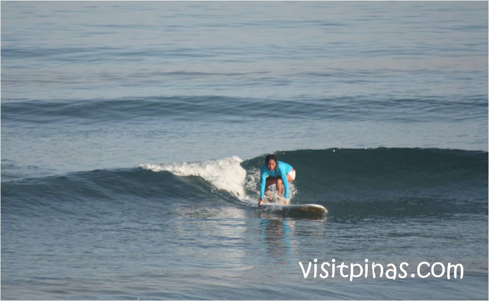 Cool Surfer Girl at the Surfing Capital of the North (San Juan, La Union)