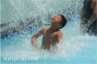 Enjoying the Kiddie Pool at Club Manila East (CME)