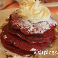 Regal Red Velvet Pancake at Pancake House