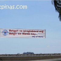 Swimming in Manila Bay