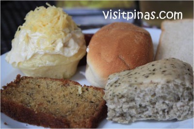 Various breads for breakfast at Abuela's Coffeeshop, Cocoon Boutique Hotel