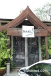 Entrance at Basil Restaurant