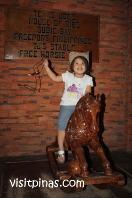 Horsie Ride at Texas Joe's House of Ribs, Subic