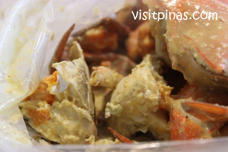 Crabs with Salty Eggsperience Sauce at Shrimp Bucket Restaurant (UP Town Center, Quezon City)