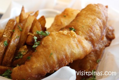 Fish and Frites at Shrimp Bucket Restaurant (UP Town Center, Quezon City)