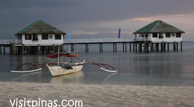 Sunset at Stilts Calatagan Beach Resort