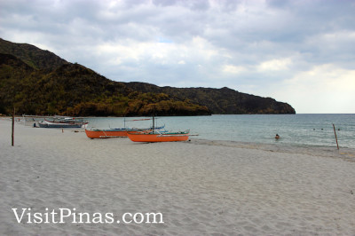 Beach view at Anawangin Cove, Zambales