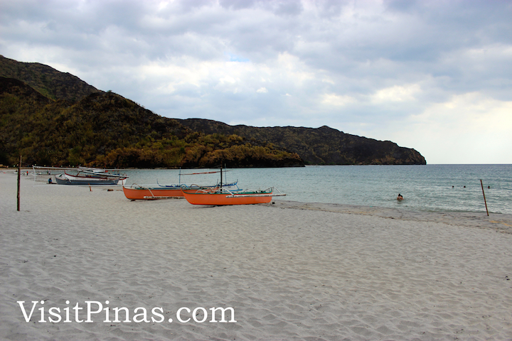Beach view at Anawangin Cove, Zambales