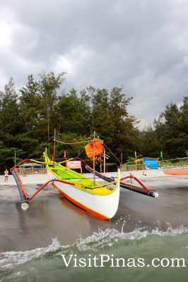 Boats at Anawangin Cove, Zambales