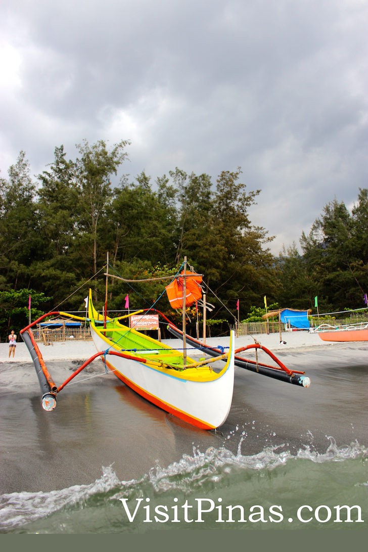 Boats at Anawangin Cove, Zambales