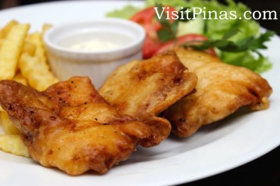 Fish and Chips at Bag of Beans, Tagaytay