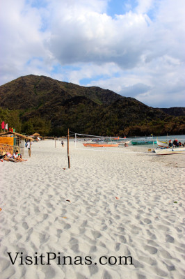 White sand at Anawangin Cove, Zambales