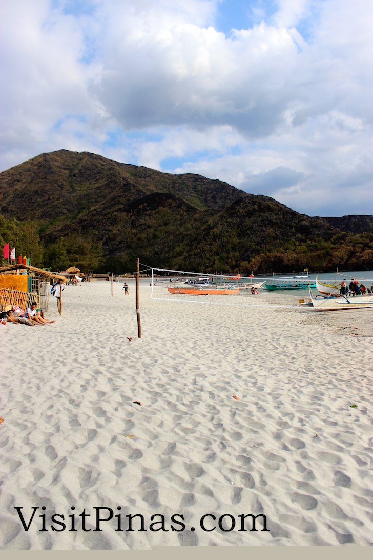 White sand at Anawangin Cove, Zambales
