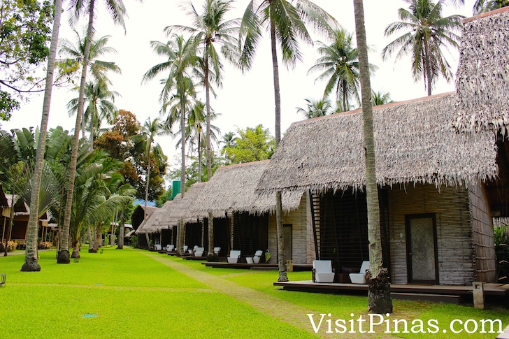 Cottages under coconuts at Bahay Bakasyunan sa Camiguin