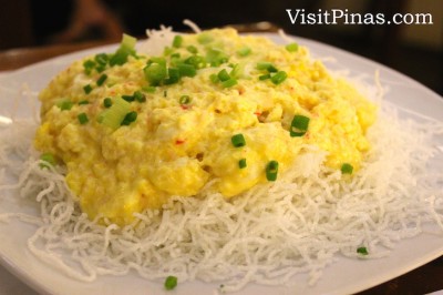 Crab Pancit at Wooden Spoon