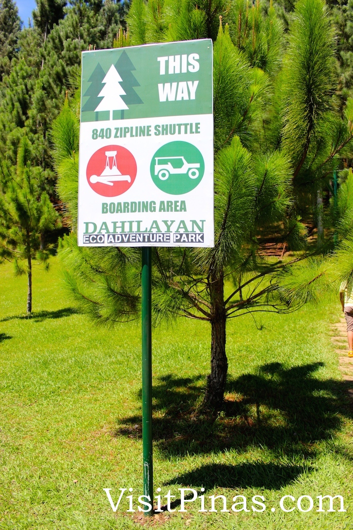 Directions at Dahilayan Park, Bukidnon