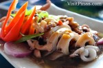 Fresh squid at Bahay Bakasyunan sa Camiguin