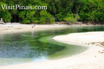 Green mini-lagoon at Mantigue (Magsaysay) Island, Camiguin