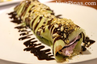 Pandan Crepe at Wooden Spoon
