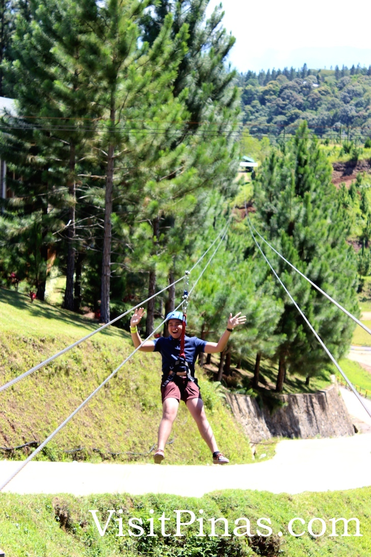 Single ride at 320+150 zipline, Dahilayan Park, Bukidnon