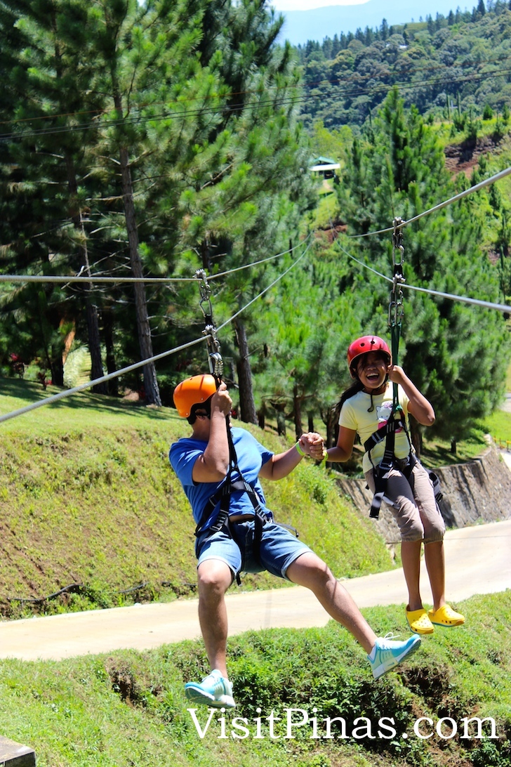 Start of 320+150 zipline in Dahilayan Park, Bukidnon