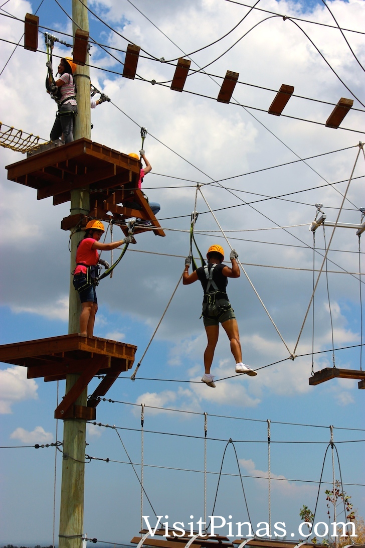 Mid-level challenges at Aerial Walk (The Sandbox by Alviera)