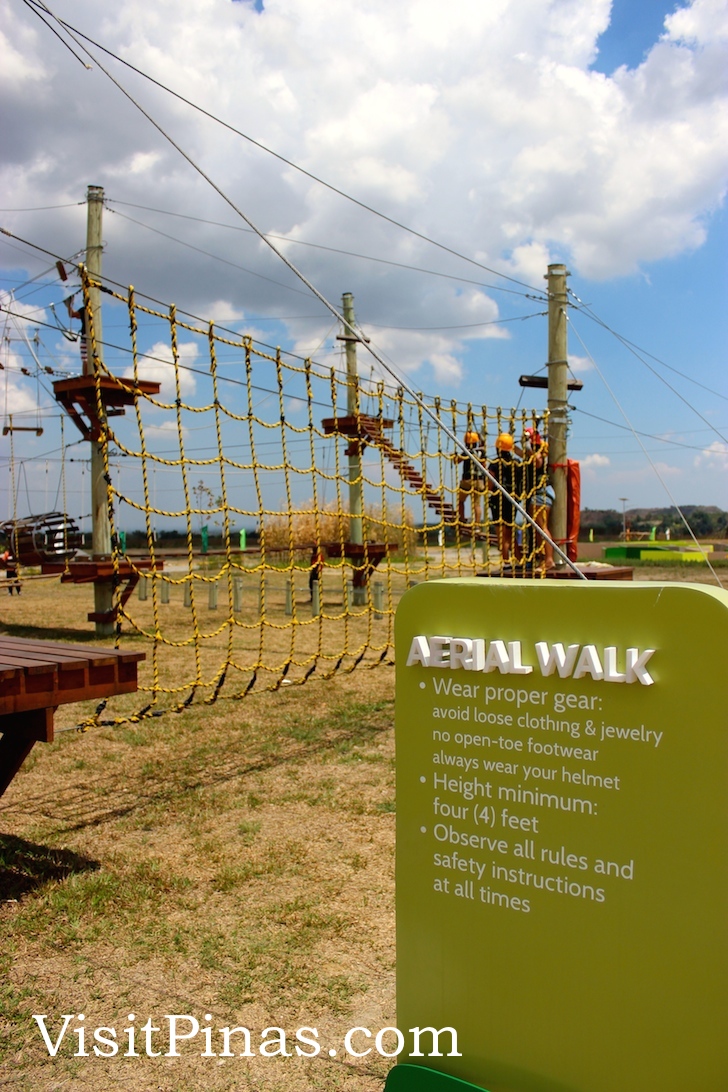 Rules of Aerial Walk Challenge at the Sandbox by Alviera
