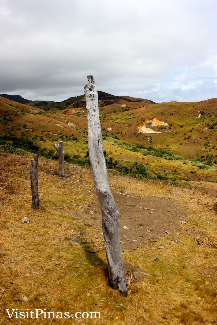 Wooden posts in Batanes