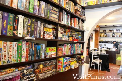 Choose your game at Ludo Boardgame Bar and Cafe
