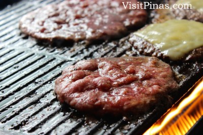 Grilling the patties right at Bypass Burger