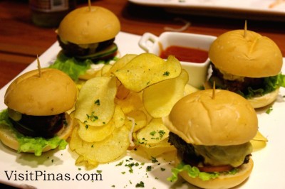 Karate Kid's Burger at Movie Stars Cafe