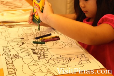 Kids Coloring Fun at Racks