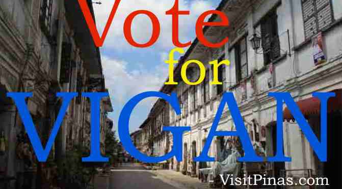 Let’s Support and Vote for Vigan (Philippines) as New7Wonders Cities