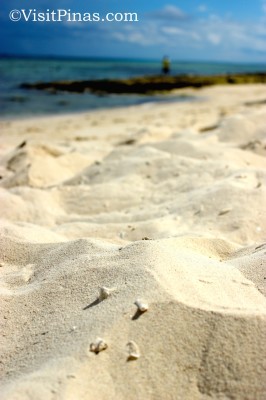 White sand of Canigao Island, Matalom, Leyte