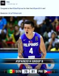 Gilas Pilipinas wins in FIBA Basketball World Cup