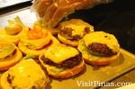 Preparing the Burgers at Snack Shack